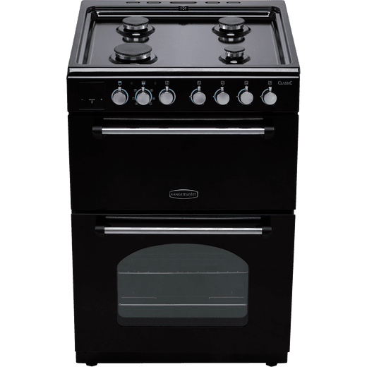 Rangemaster Classic 60 Dual Fuel Cooker - Black / Chrome